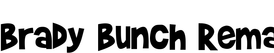 Brady Bunch Remastered cкачати шрифт безкоштовно